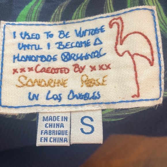 Sandrine Rose size small French Worker L/S Floral
Sweater Blue NWOT - Picture 5 of 6